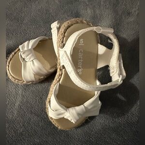 Carter's White Sandals for Kids